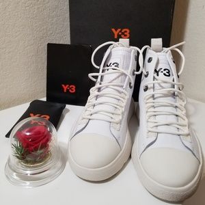 Y-3 Women's Bashyo II Leather Sneakers US 7.5
